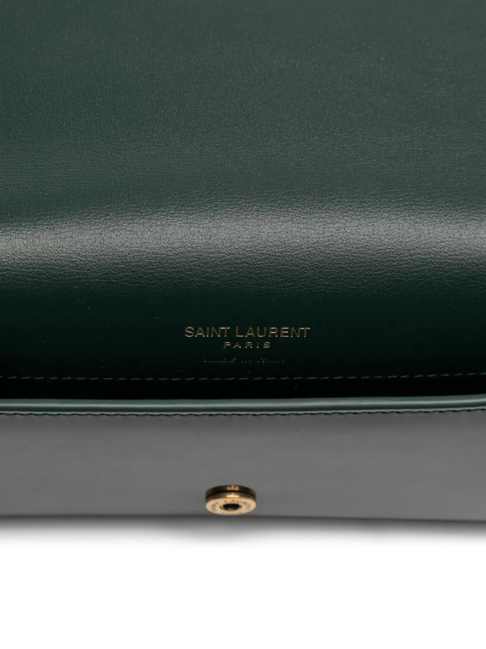 Saint Laurent mini logo phone bag Groen