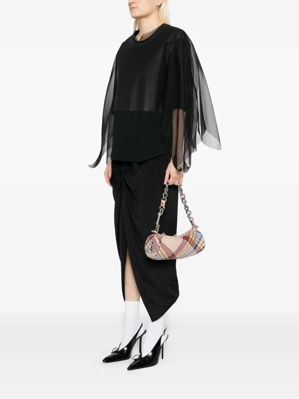 Vivienne Westwood Cindy Cylinder schoudertas Roze
