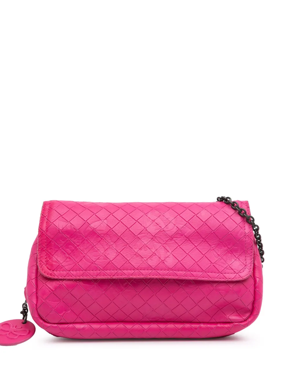 Bottega Veneta Pre-Owned 2012-2024 スモール カーフスキン イントレッチオミラージュ エンボス バタフライ Bottega Veneta Pre-Owned 2012-2024 スモール カーフスキン イントレッチオミラージュ エンボス バタフライ