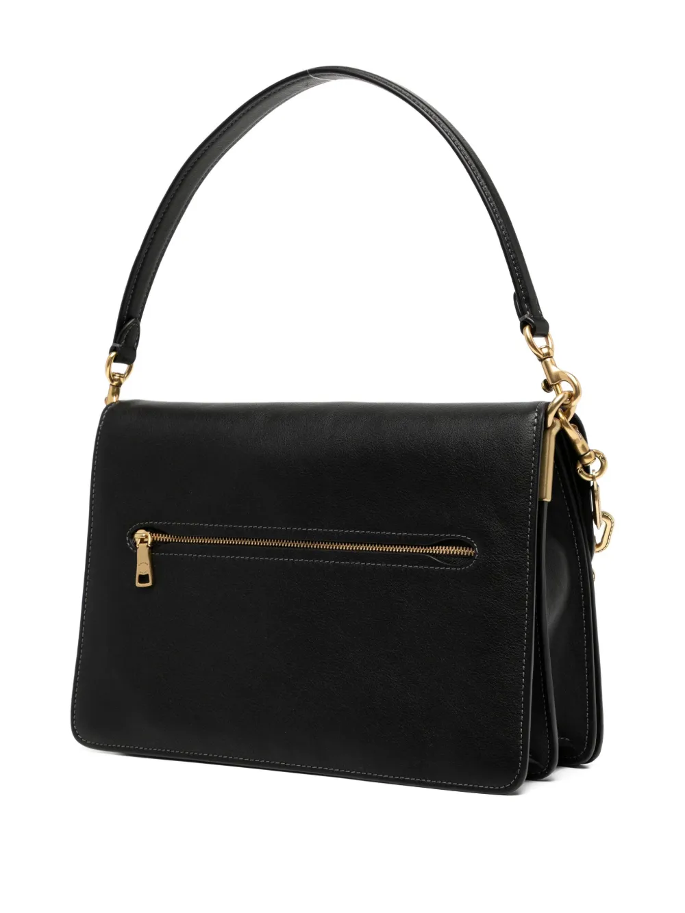Coach Tabby 30 Soft Chain cardholder Zwart