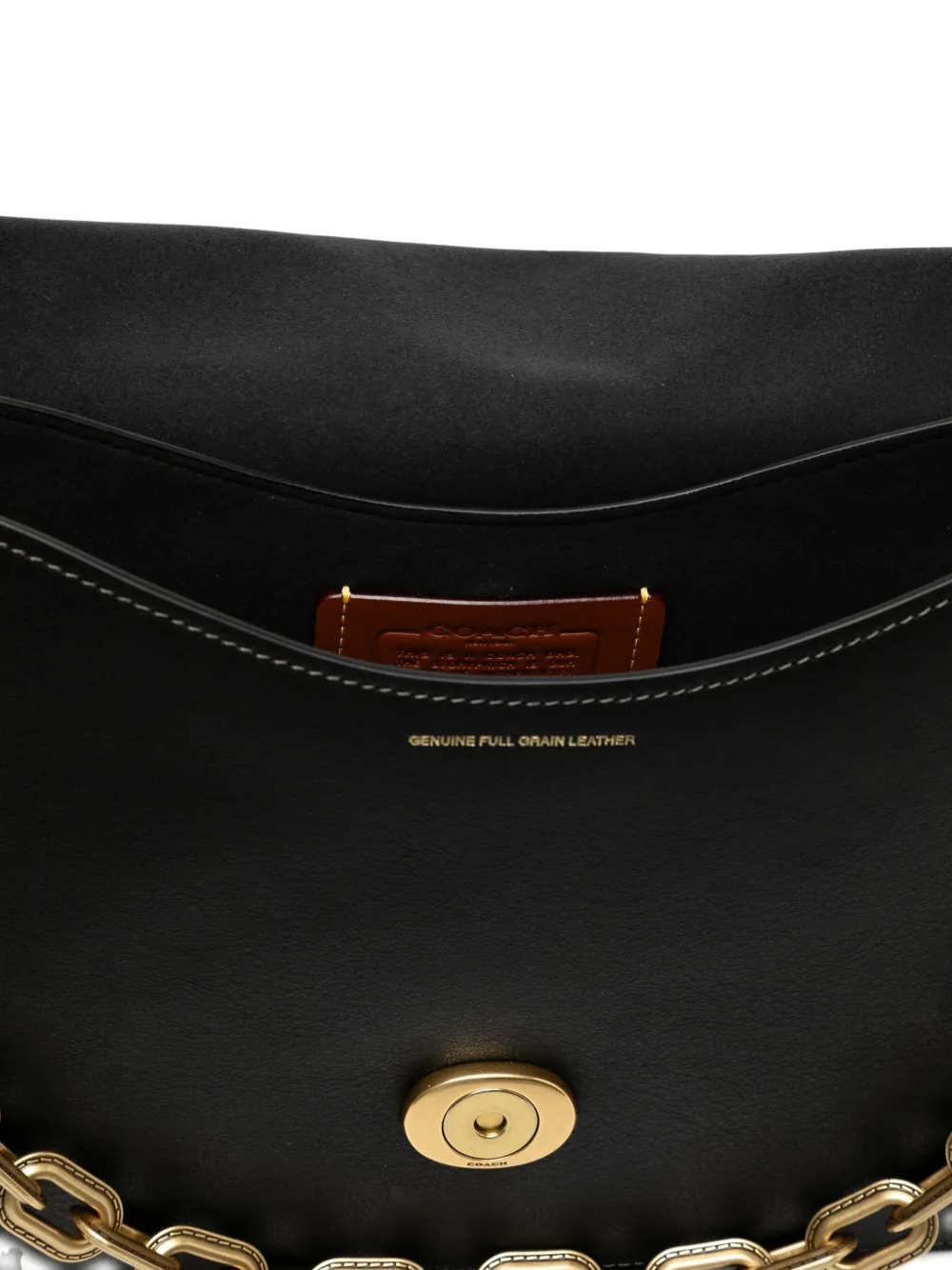 Coach Tabby 30 Soft Chain cardholder Zwart