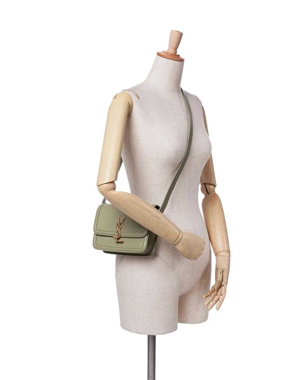 Pre-owned Saint Laurent 2021 Small Calfskin Solferino Satchel In Box Crossbody Bag