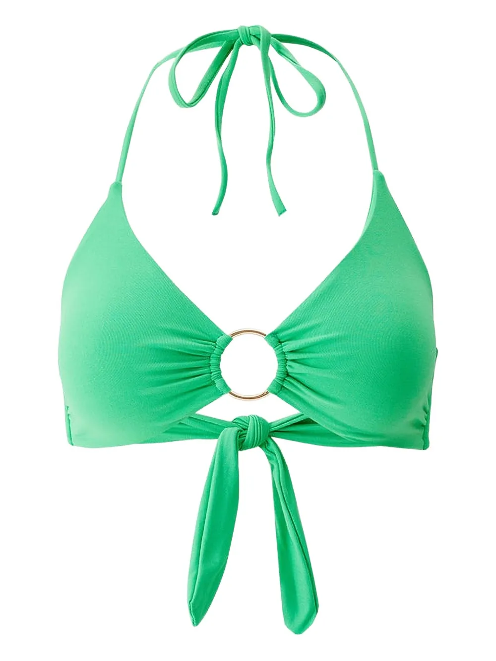 Melissa Odabash ring-detail halter bikini top | Green | Image 1