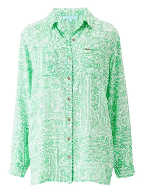 Melissa Odabash floral-print shirt