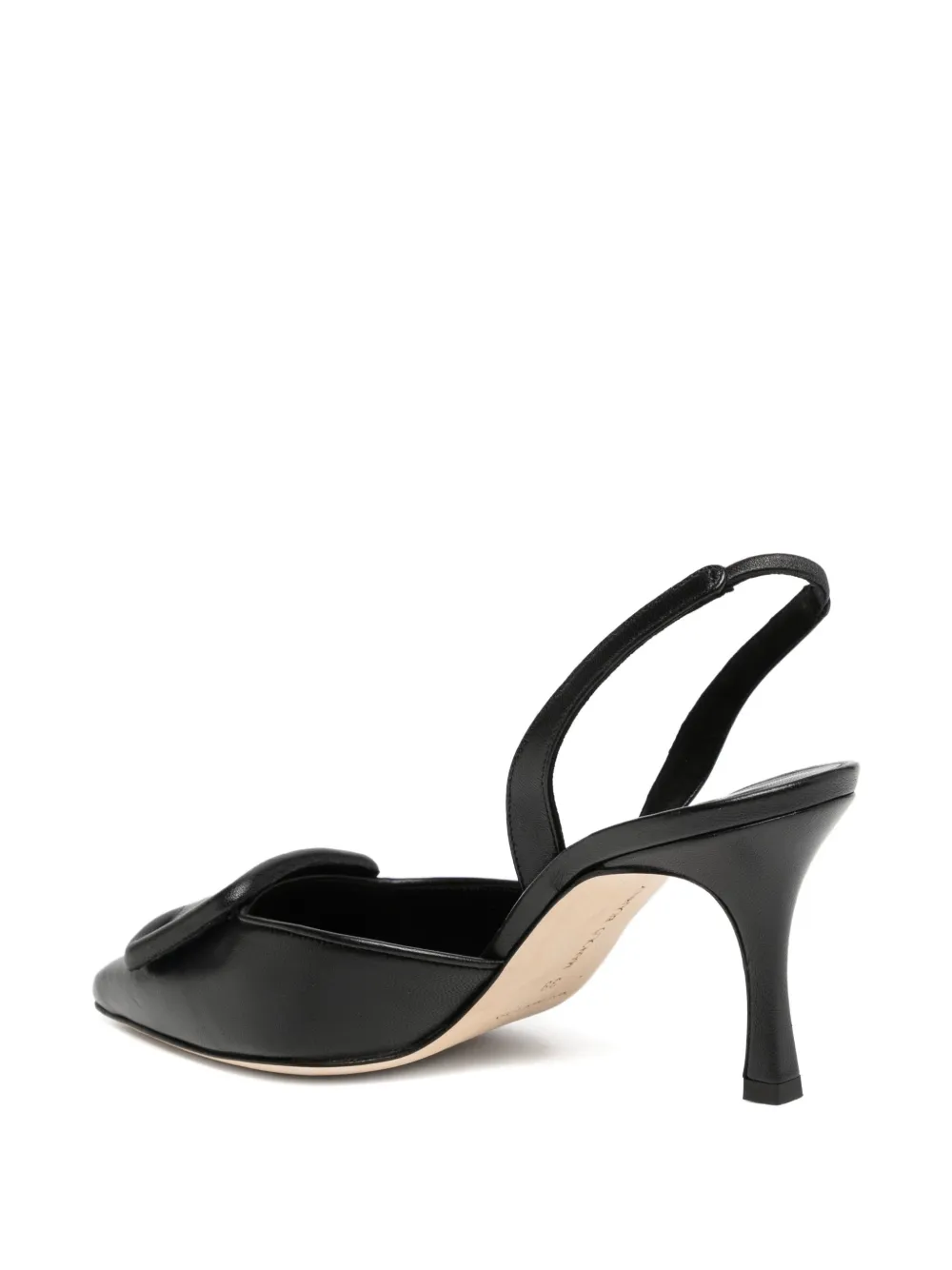 Manolo Blahnik 70mm Maysli heeled pumps Zwart