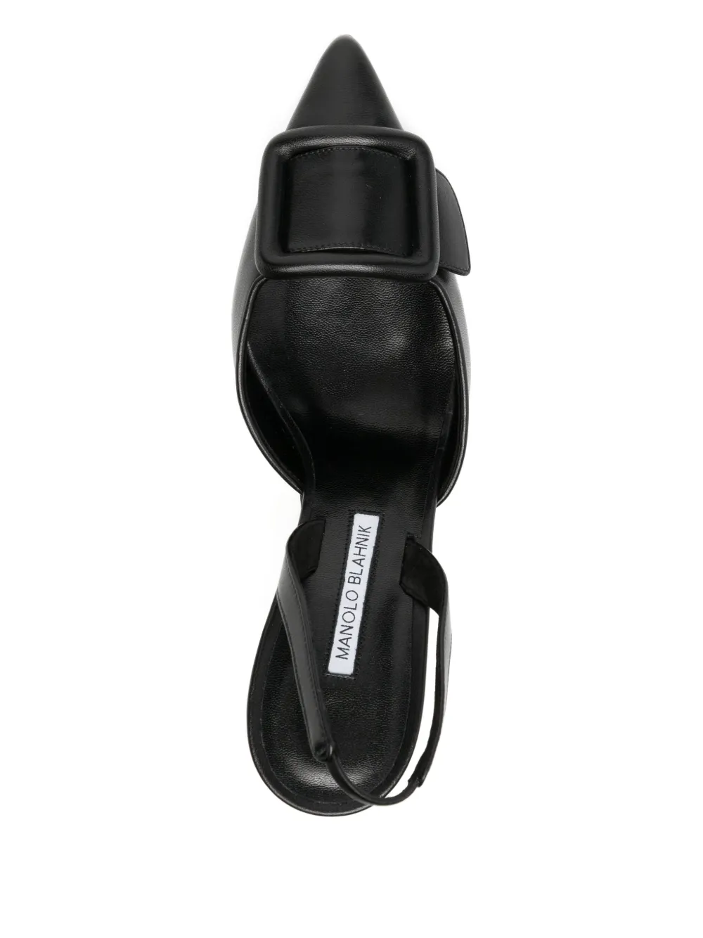Manolo Blahnik 70mm Maysli heeled pumps Zwart