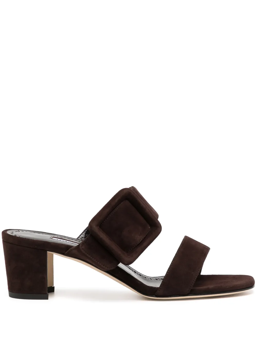 Manolo Blahnik 50mm Titubanew sandals Brown