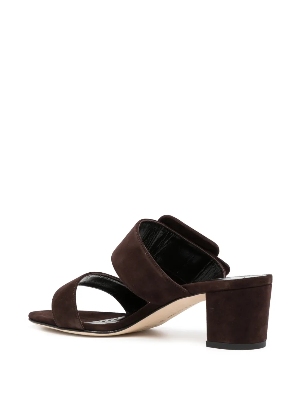 Manolo Blahnik 50mm Titubanew sandals Brown