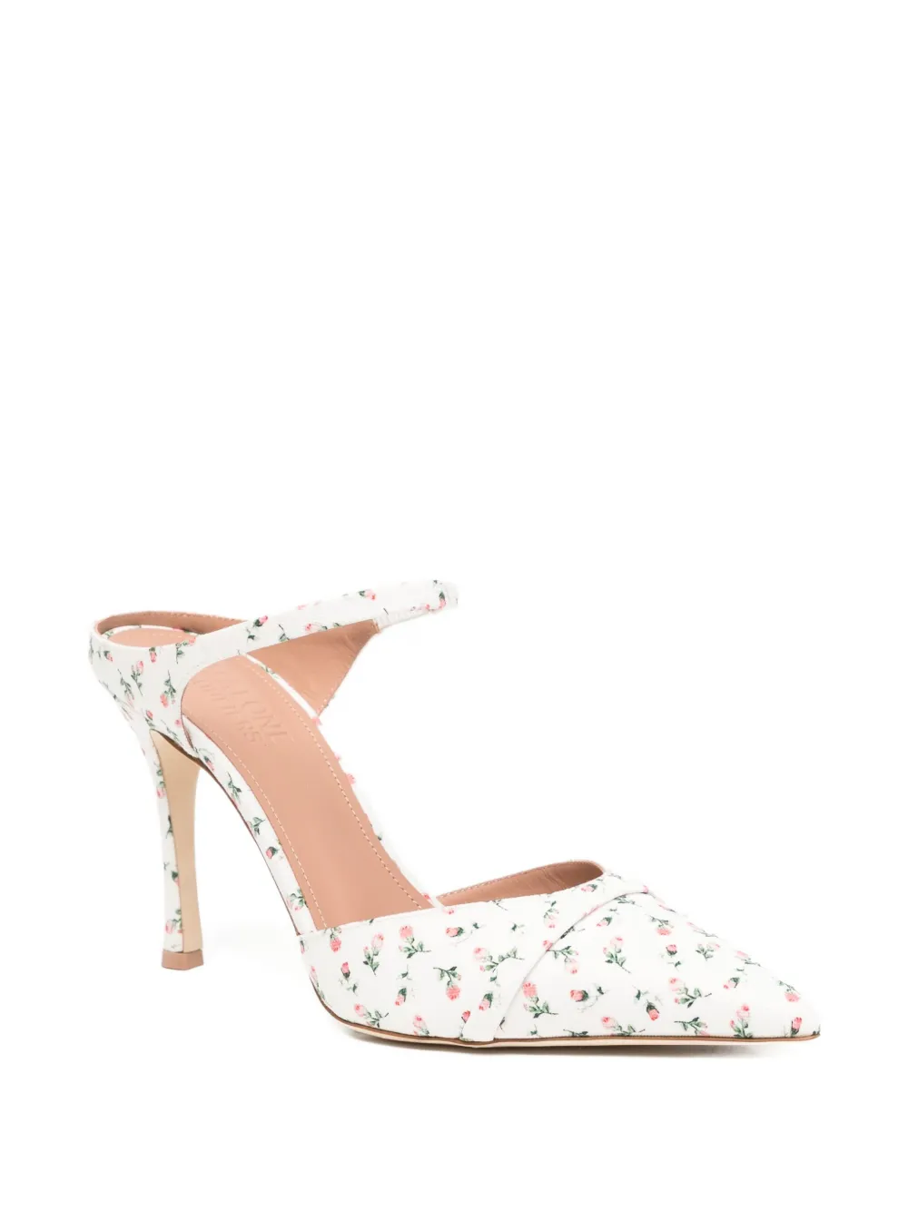 Malone Souliers 90mm Uma muiltjes Wit
