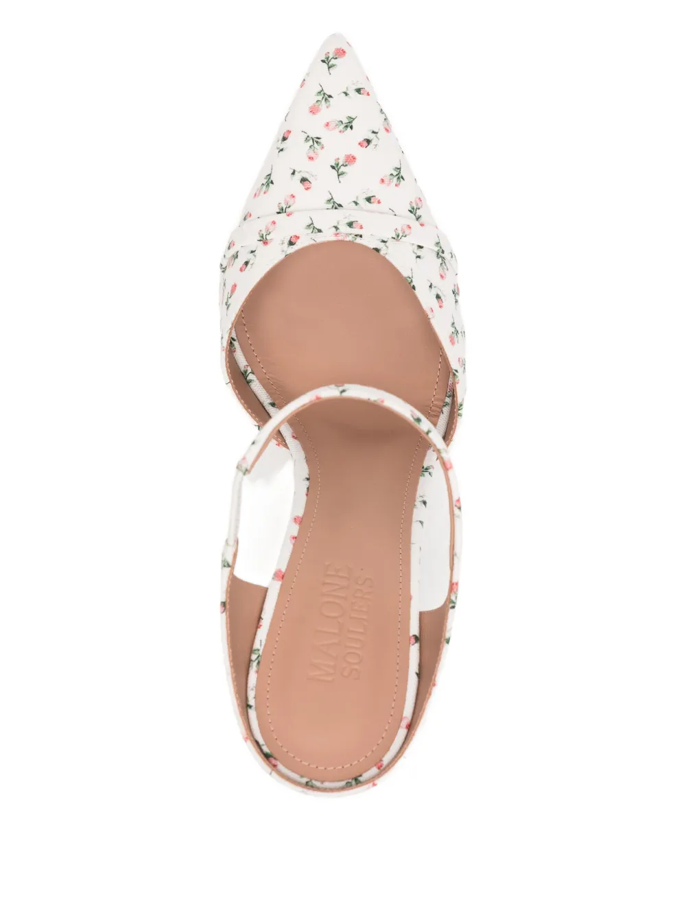 Malone Souliers 90mm Uma muiltjes Wit