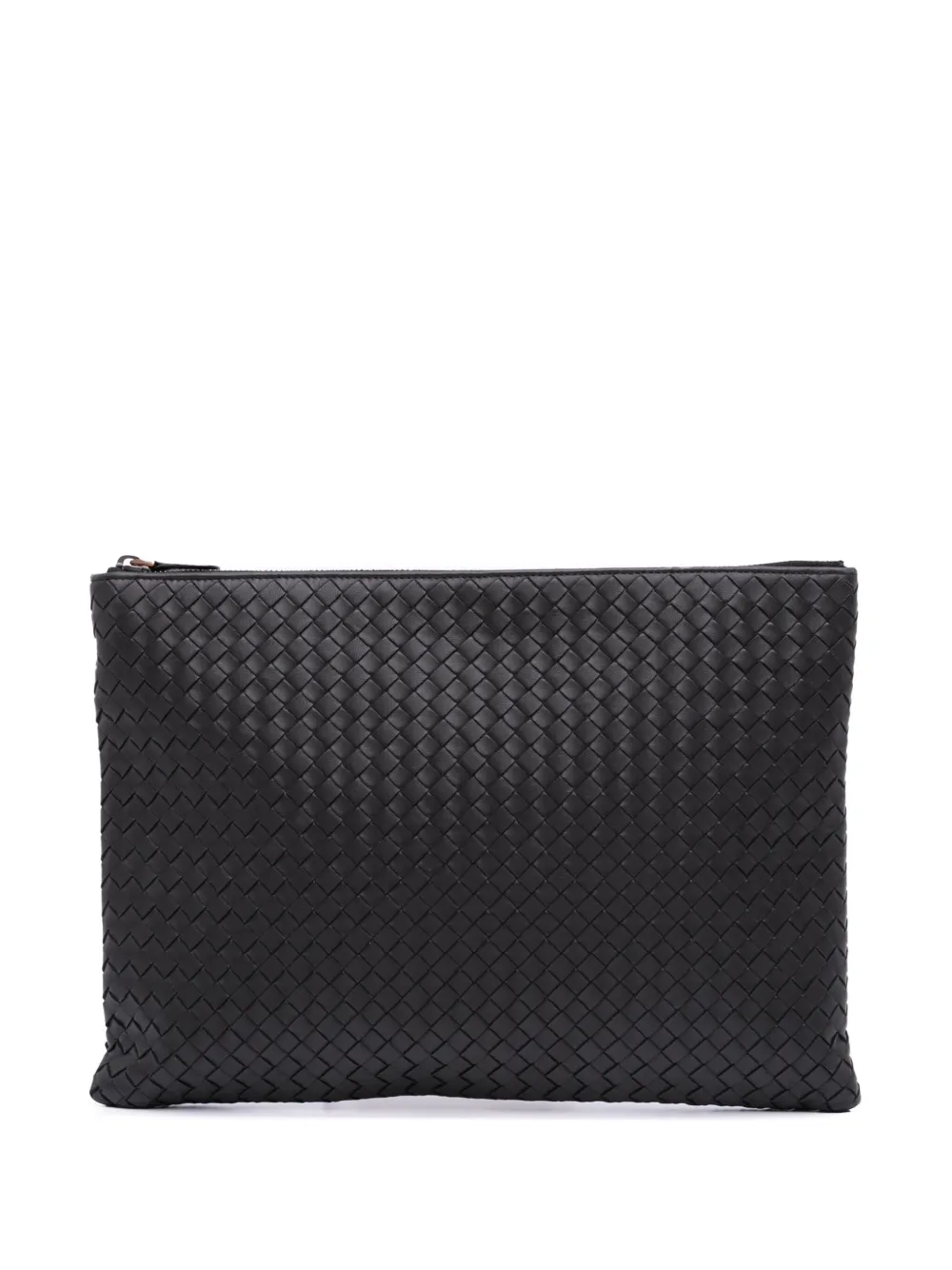Pre-owned Bottega Veneta 2012-2024 Nappa Intrecciato Clutch Bag