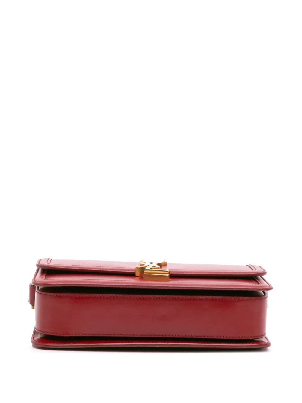 Pre-owned Saint Laurent 2020 Medium Calfskin Solferino Satchel In Box Crossbody Bag