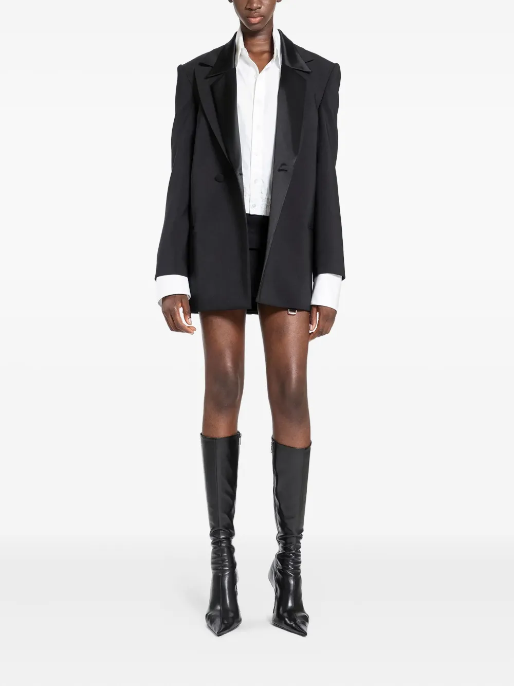 Ssheena Giusta buckle-fastening mini skirt | Asymmetric & Draped Skirts | Image 2