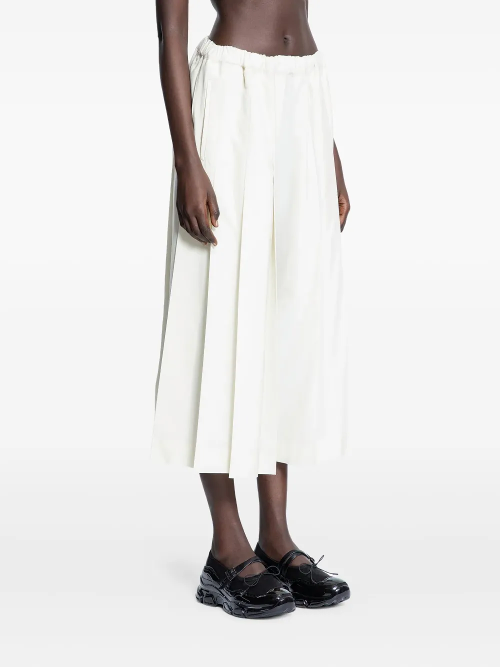 Comme Des Garçons Plooibroek Wit