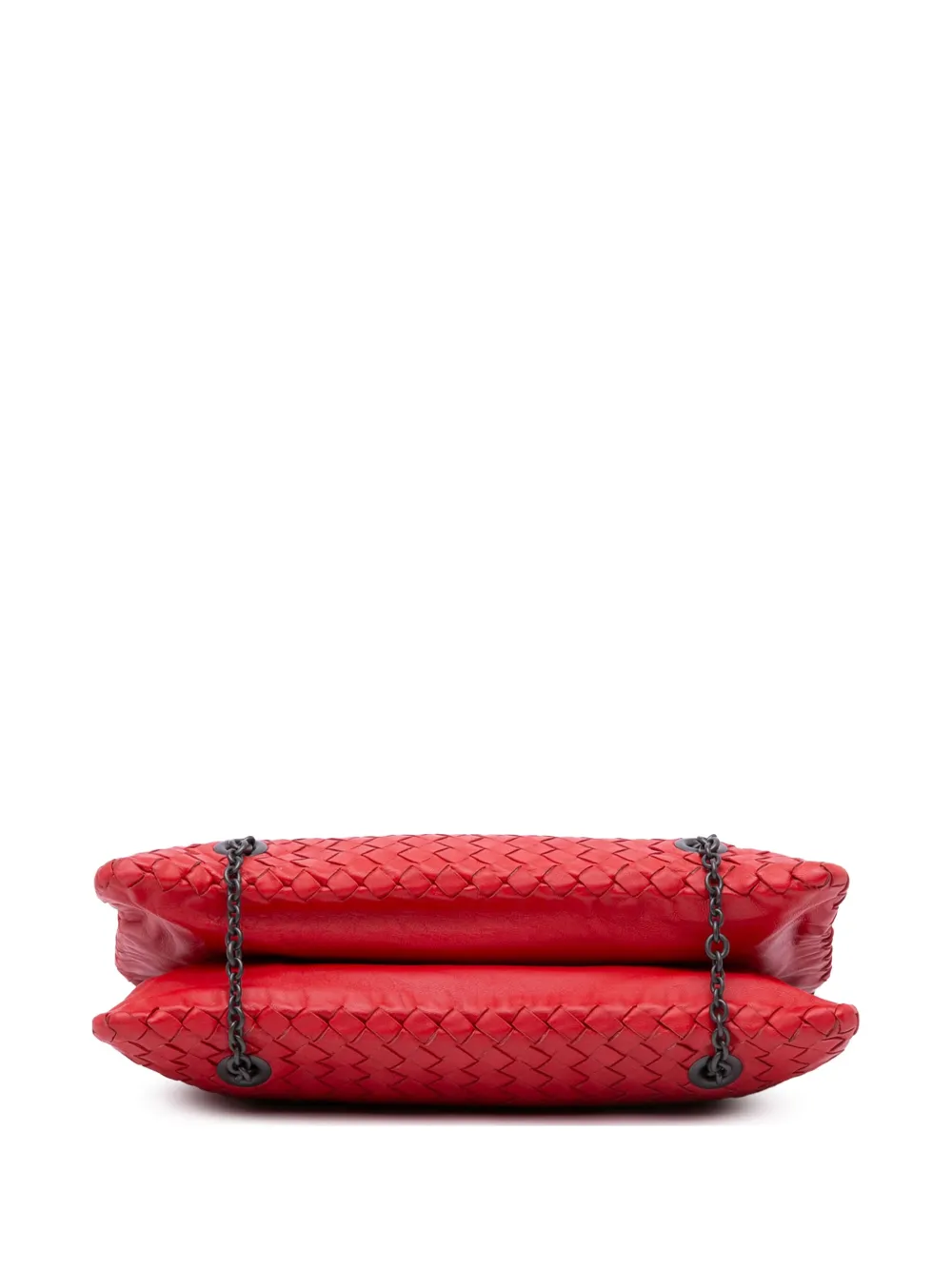 Pre-owned Bottega Veneta 2012-2024 Nappa Intrecciato Duo Shoulder Bag
