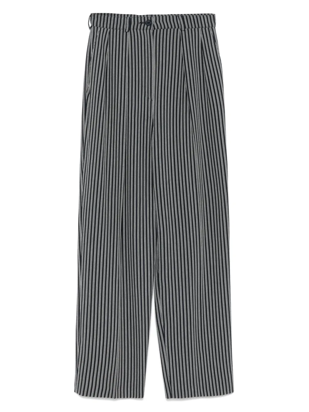 Saint Laurent Pre-Owned 1990s striped trousers | Blue | Image 1