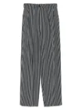 Saint Laurent Pre-Owned 1990s striped trousers - Blue