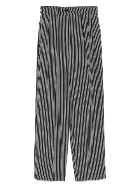 Saint Laurent Pre-Owned بنطال مخطط من عقد التسعينيات