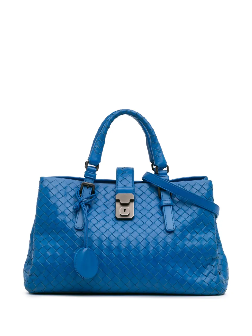 Pre-owned Bottega Veneta 2012-2024 Small Nappa Intrecciato Roma Satchel