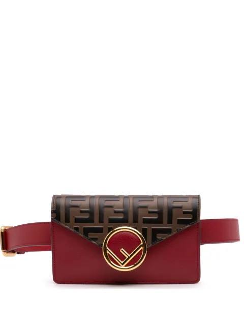 Fendi Pre-Owned cangurera Zucca Embossed Leather F is Fendi Convertible 2010-2024