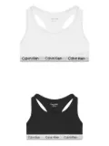 Calvin Klein Kids logo-underband bra (set of three) - Black
