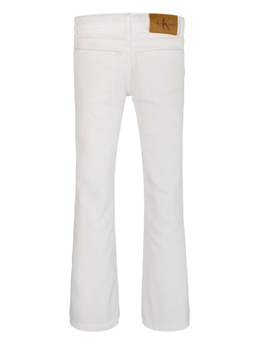 Calvin Klein Kids Flared broek Wit