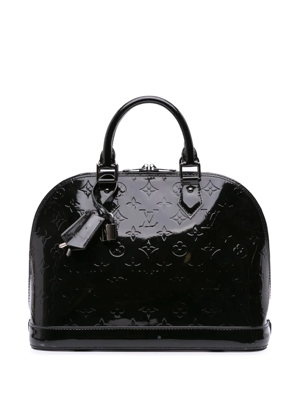Louis Vuitton Pre-Owned 2013 ヴェルニ アルマ モノグラム PM サッチェルバッグ - ブラック Louis Vuitton Pre-Owned 2013 ヴェルニ アルマ モノグラム PM サッチェルバッグ - ブラック