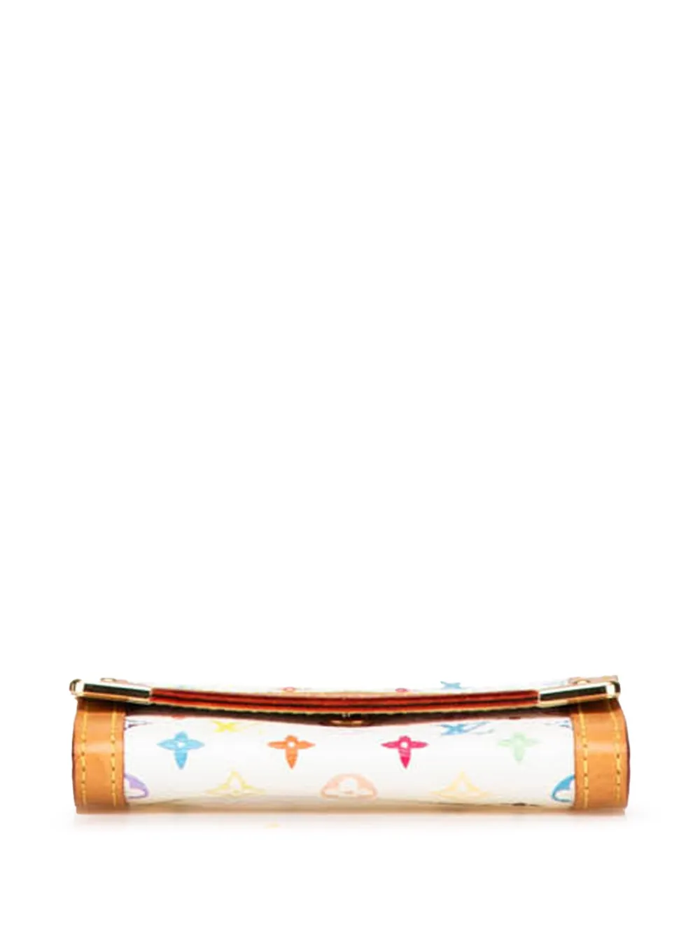 Pre-owned Louis Vuitton 2008 Monogram Multicolore Porte Monnaie Plat Small Wallets