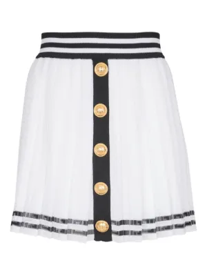 Balmain Pleated Skirts for Women - Shop on FARFETCH