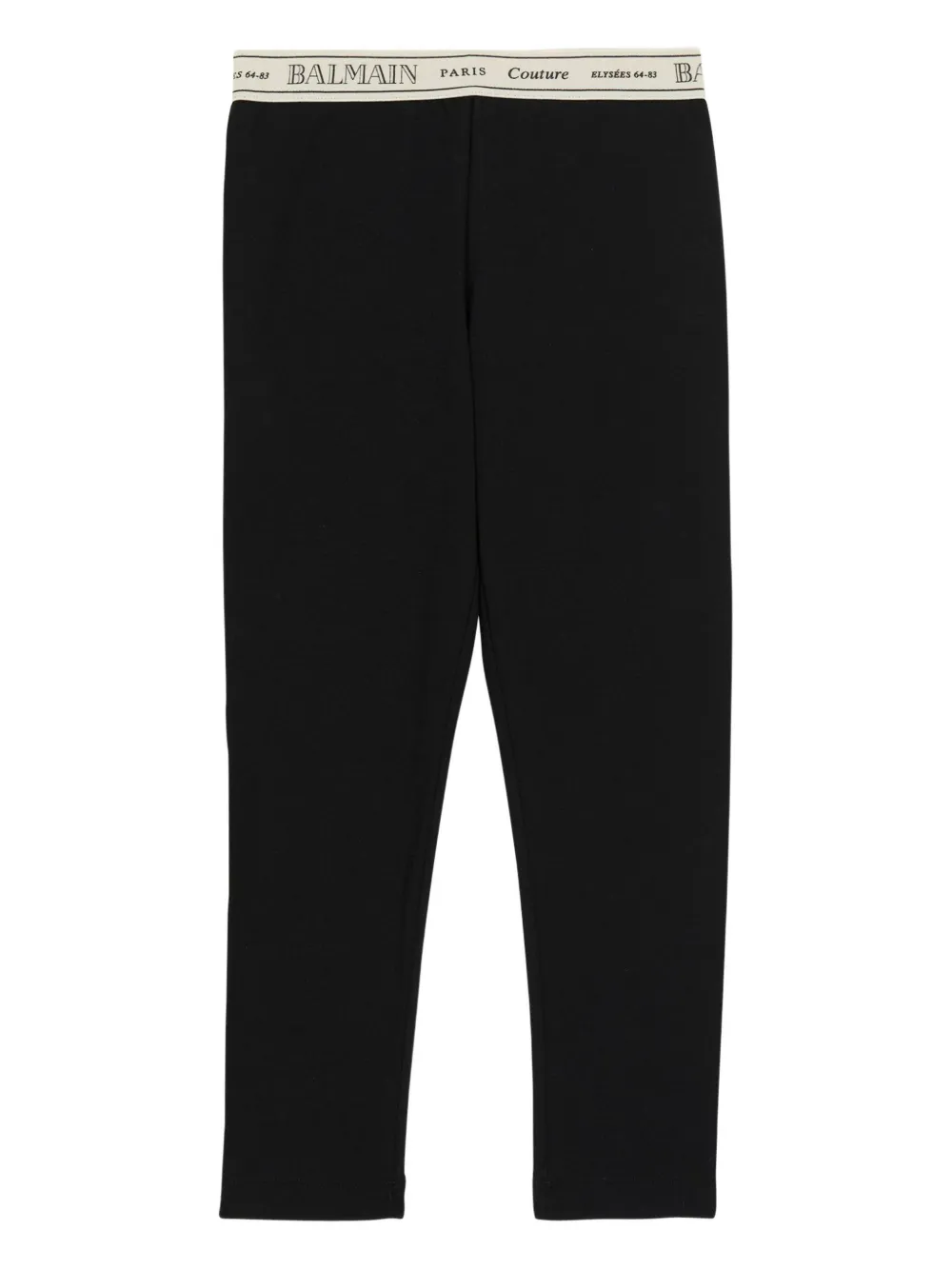 Balmain Kids Katoenen legging Zwart