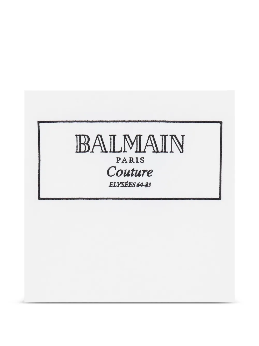 Balmain Kids T-shirt met geborduurd logo Wit