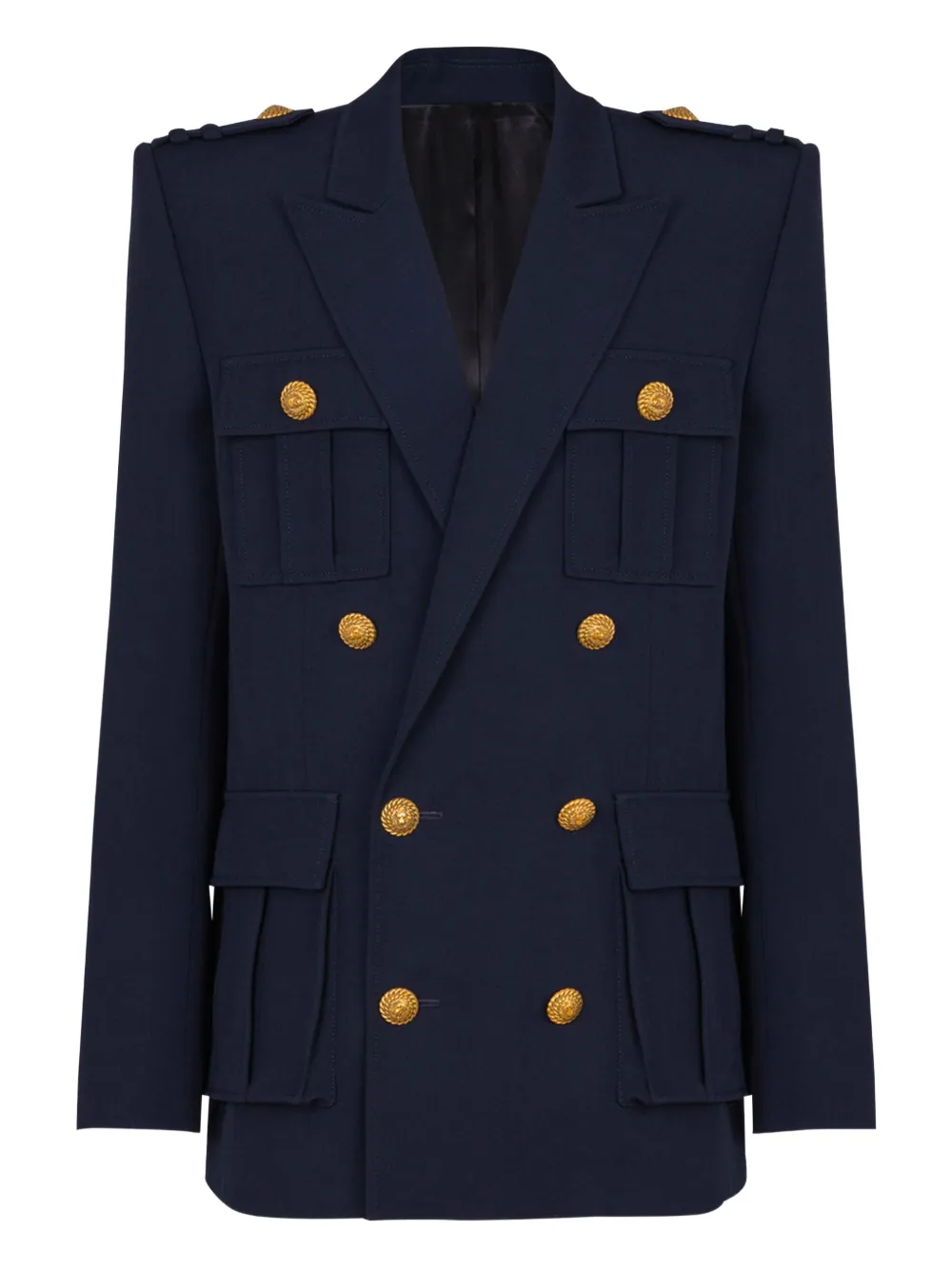 Balmain Saharienne blazer Blauw