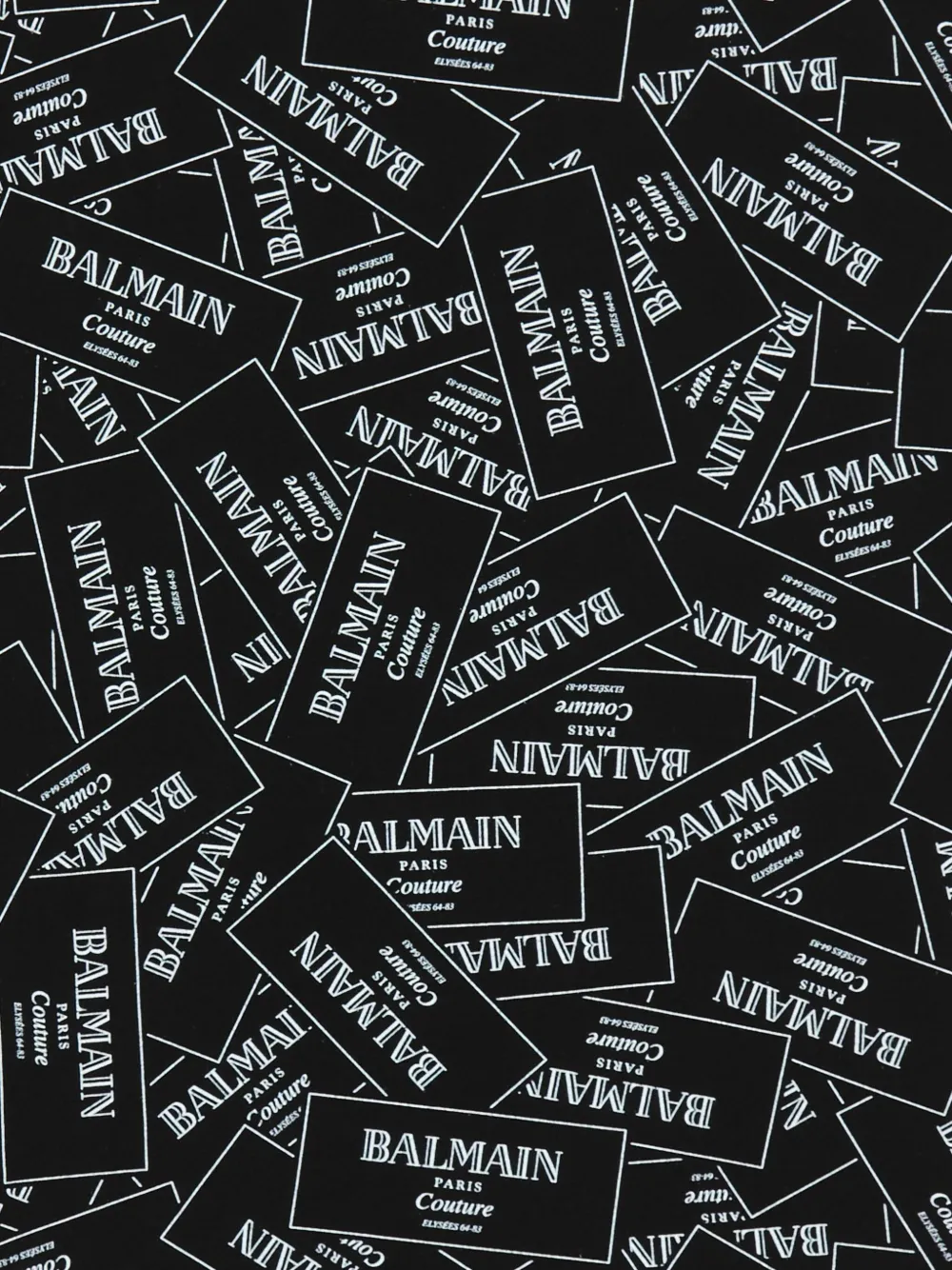 Balmain Kids T-shirt met logoprint Zwart