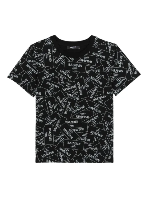 Balmain Kids logo-print T-shirt