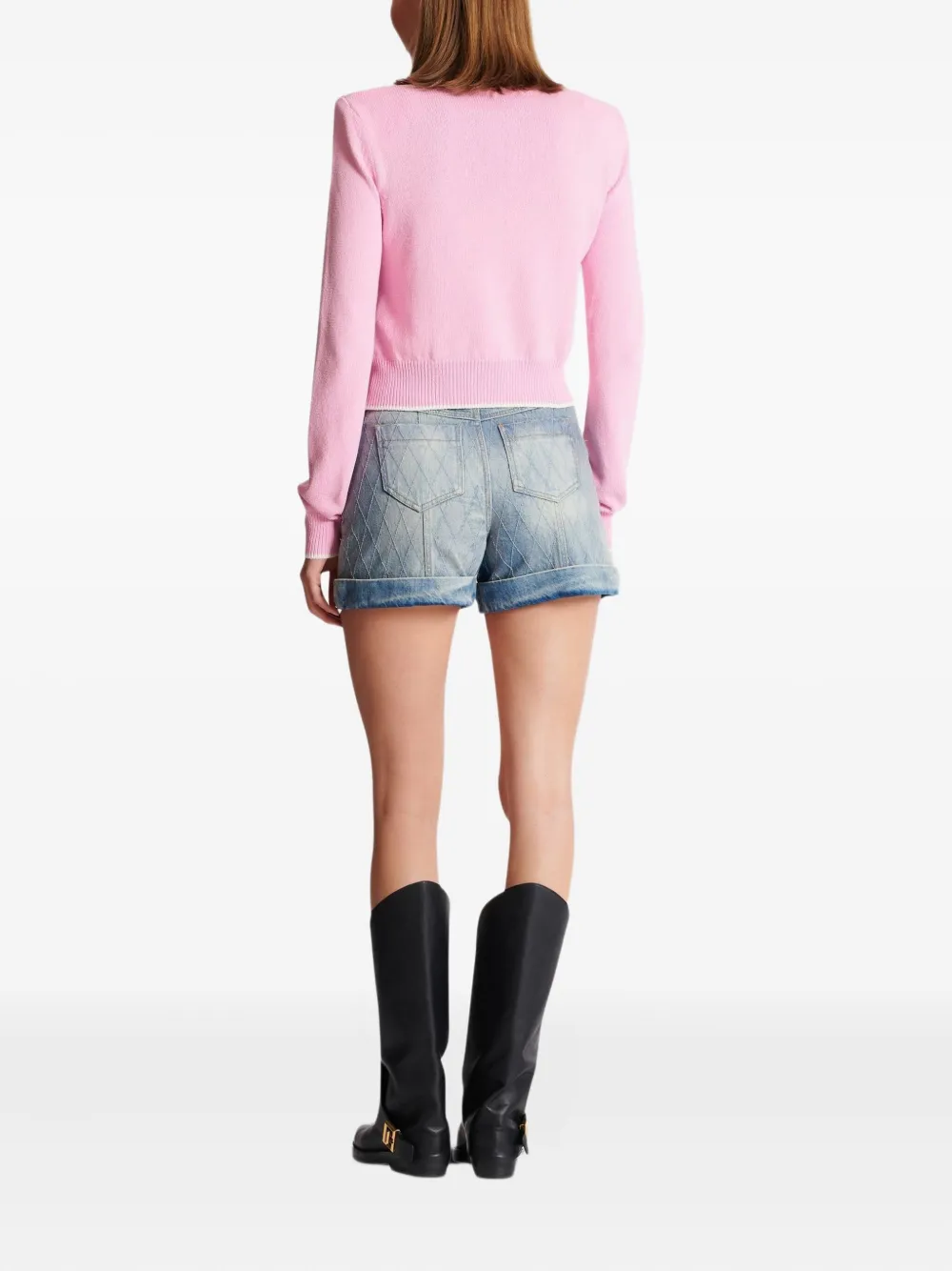 BALMAIN KNITTED CARDIGAN