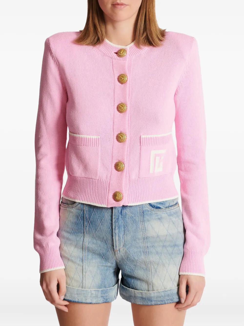 BALMAIN KNITTED CARDIGAN