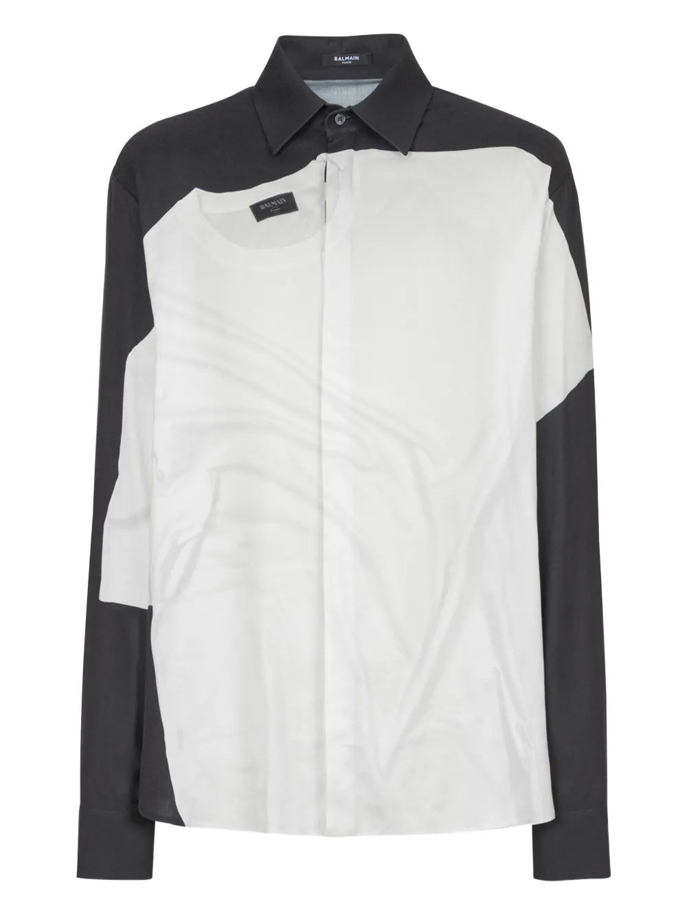 Balmain camisa de popelina | negro | Image 1