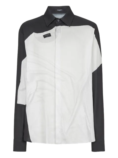 Balmain camisa de popelina