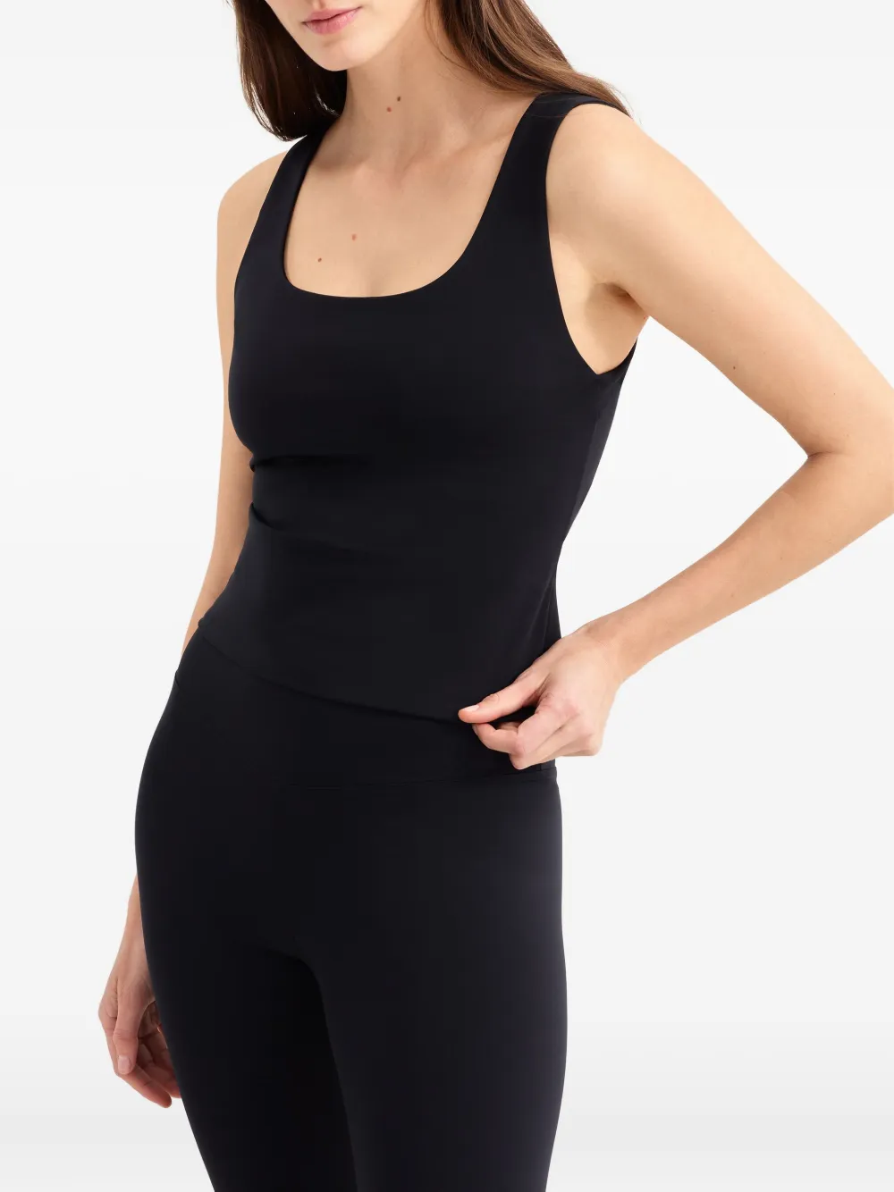 Eres Twist-back Performance Top In Black