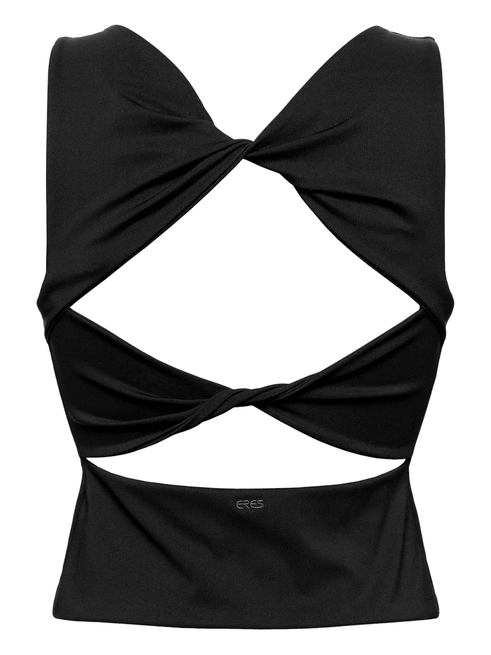 Eres Twist-back Performance Top In Black