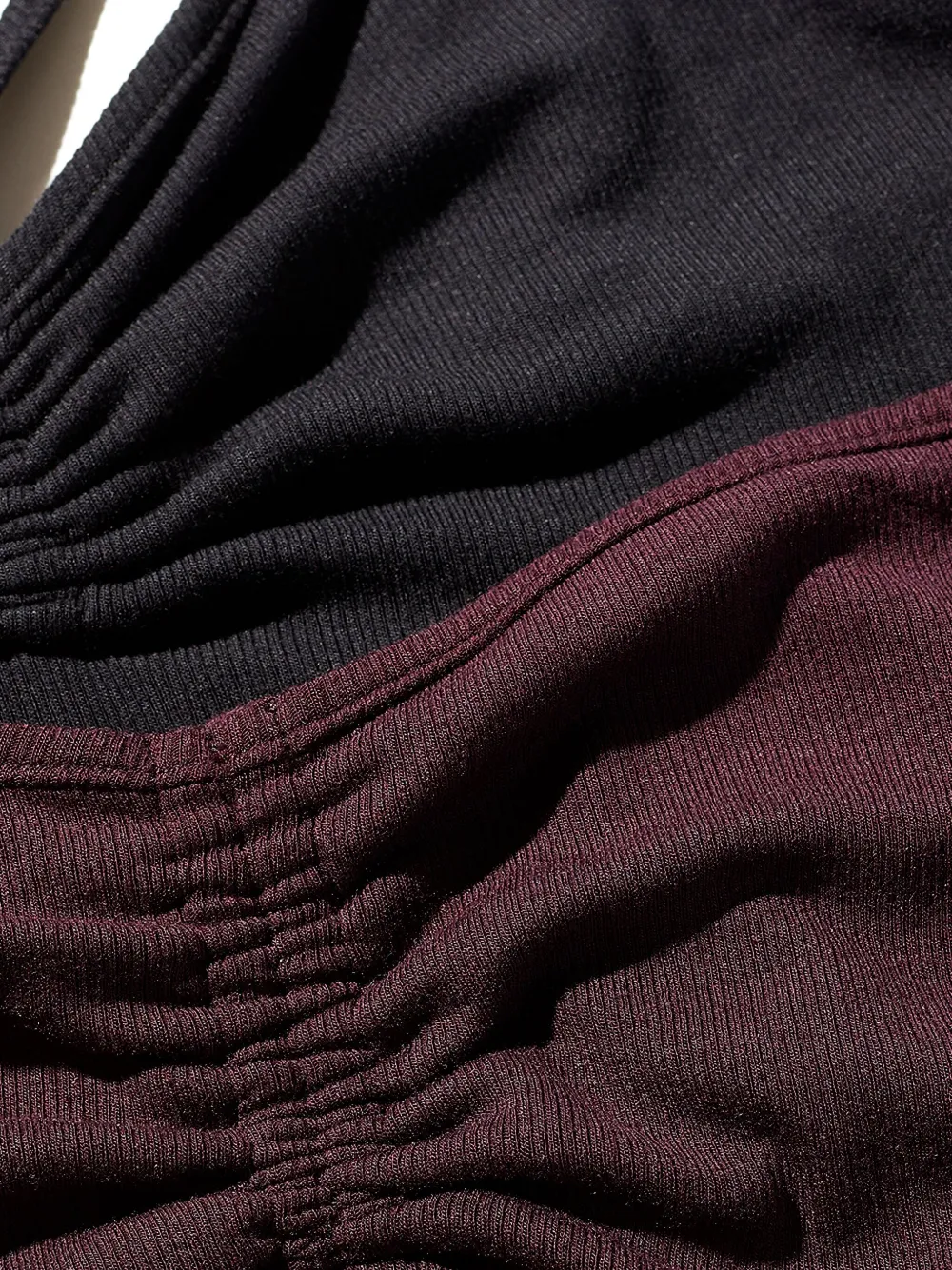 ERES Nadia geribbelde tanktop met kruisbandjes Zwart