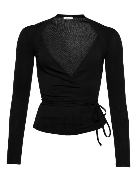 ERES Charlotte wrap long-sleeve top