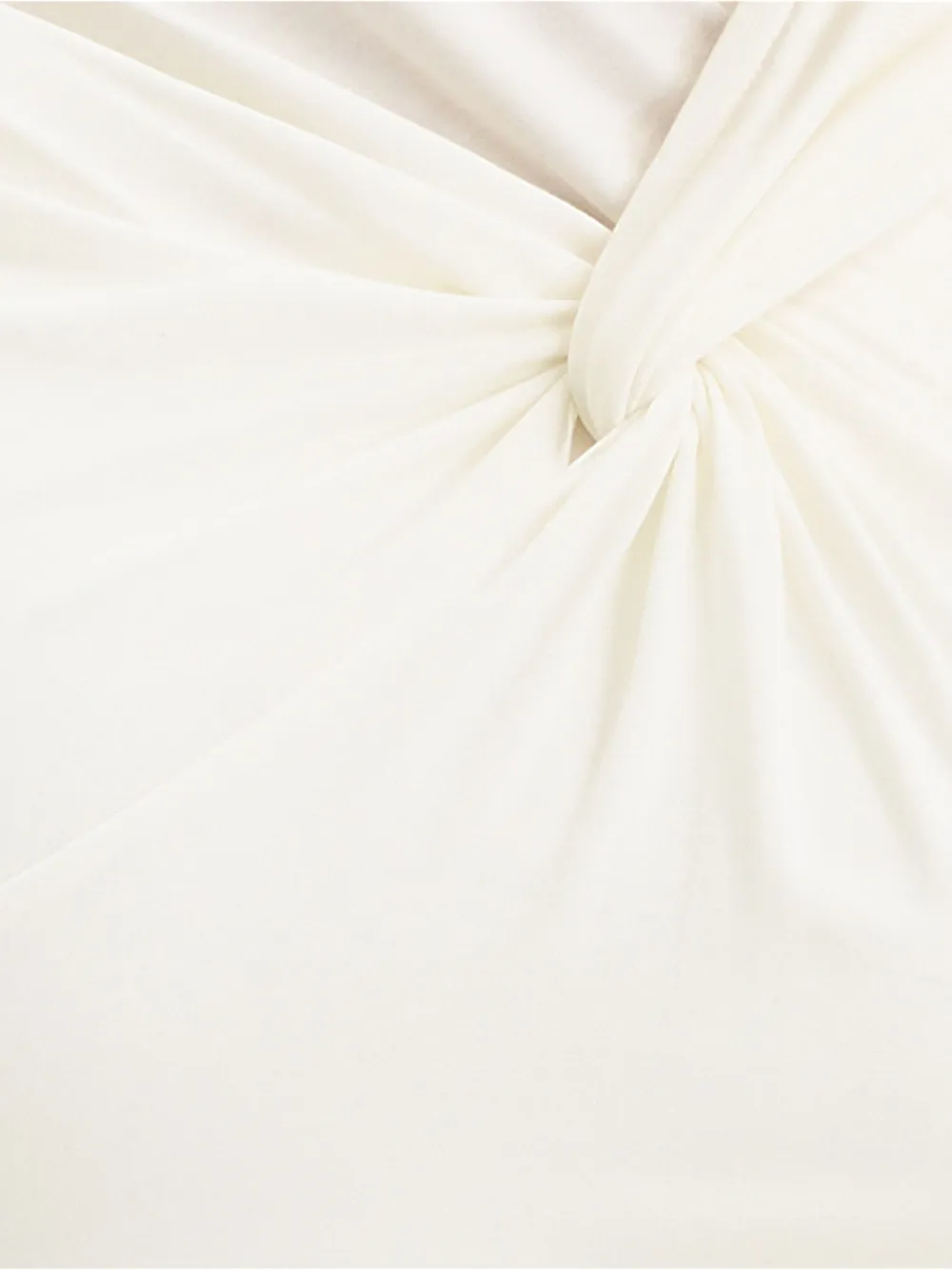 Eres Twist-detail Short-sleeved Top In White