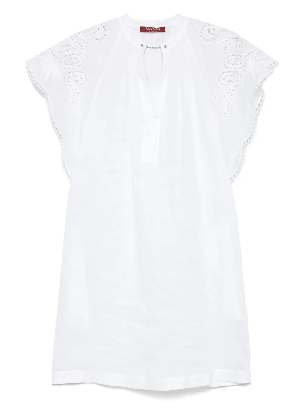 Max Mara Astor jurk Wit