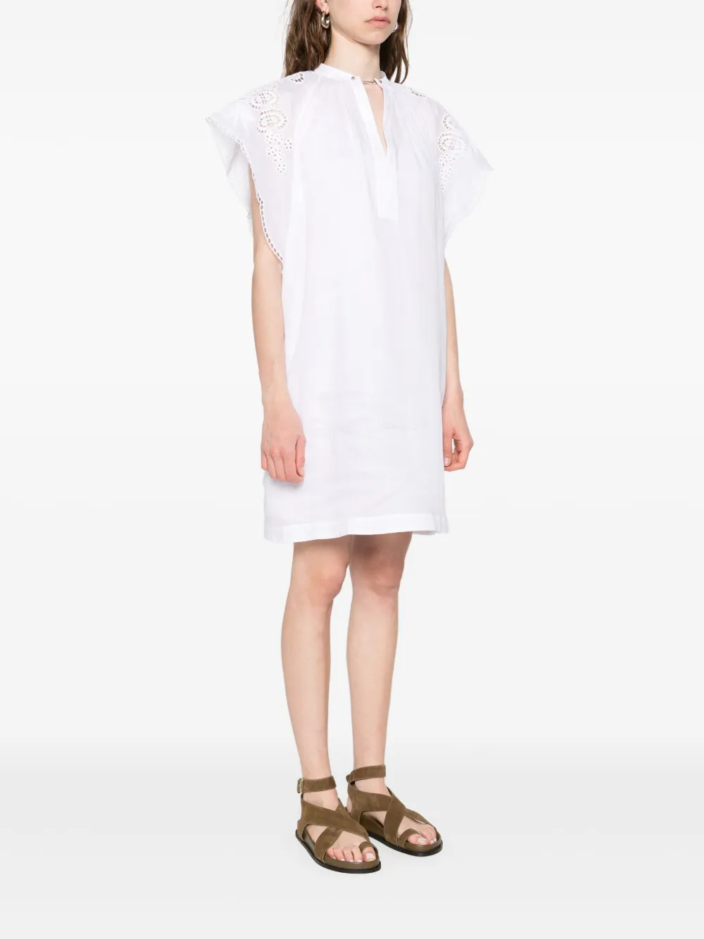 Max Mara Astor jurk Wit