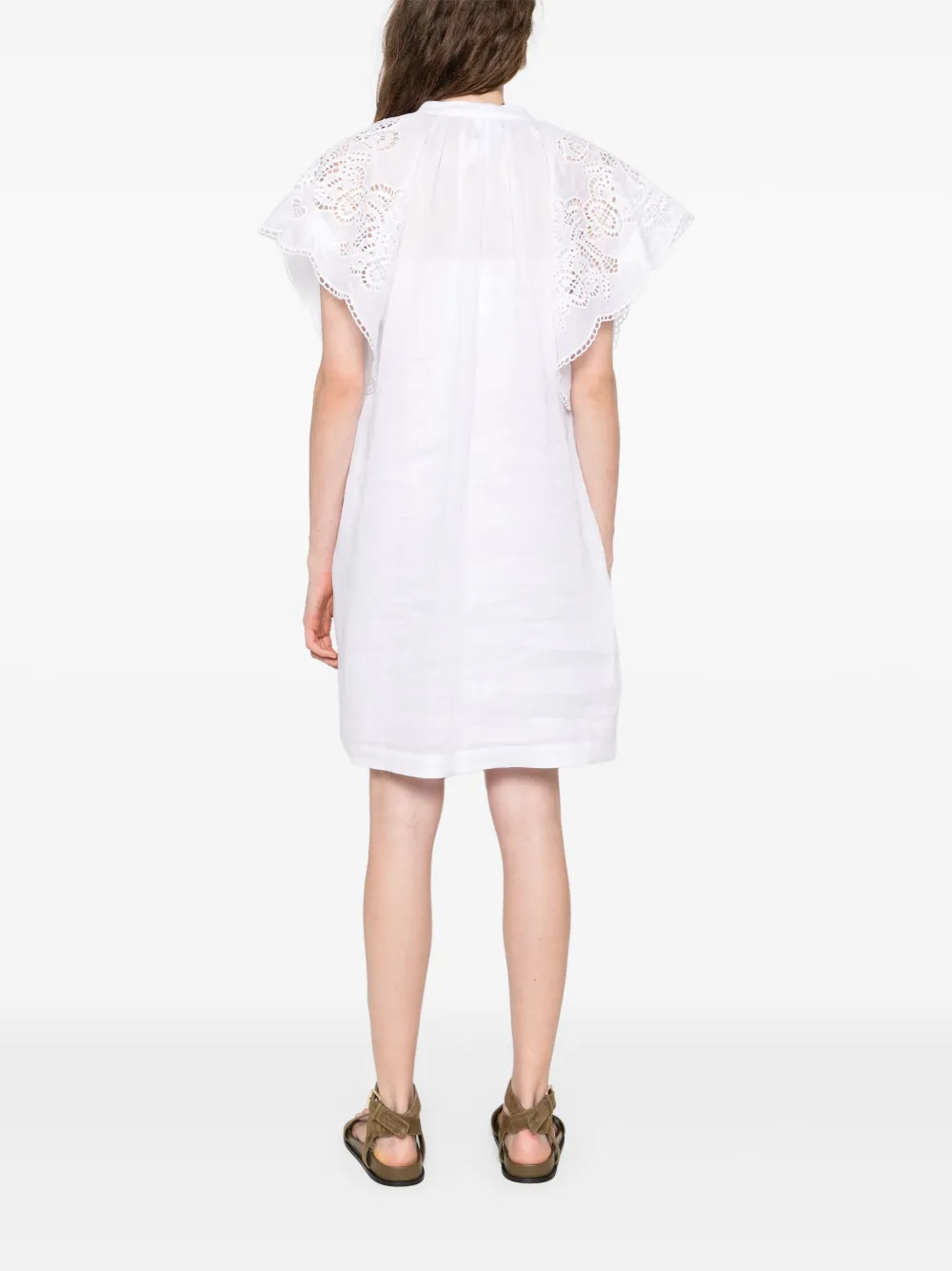 Max Mara Astor jurk Wit