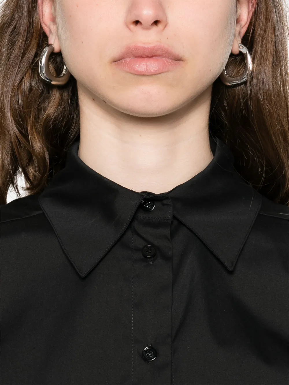 MARELLA GATHERED CROPPED SHIRT 