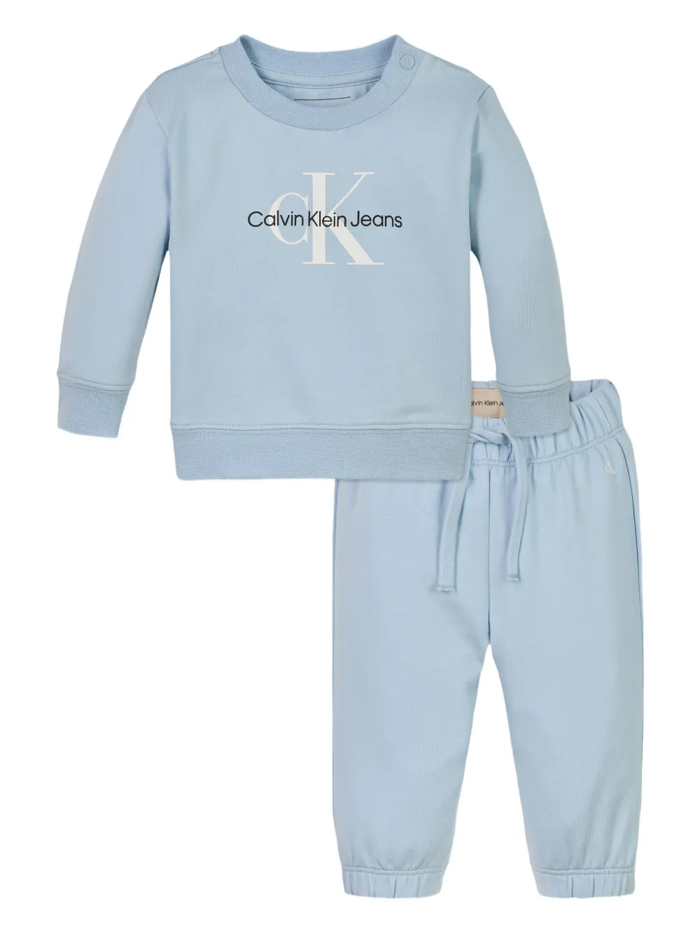 Calvin Klein Kids Katoenen trainingspak Blauw
