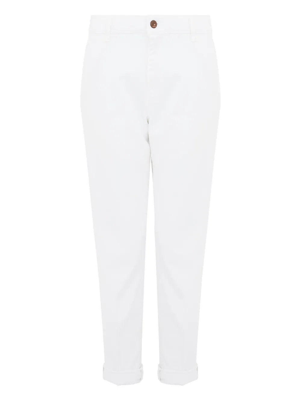 CIGALA'S stretch-cotton cropped jeans - Bianco