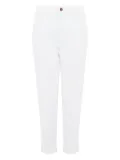 CIGALA'S stretch-cotton cropped jeans - White